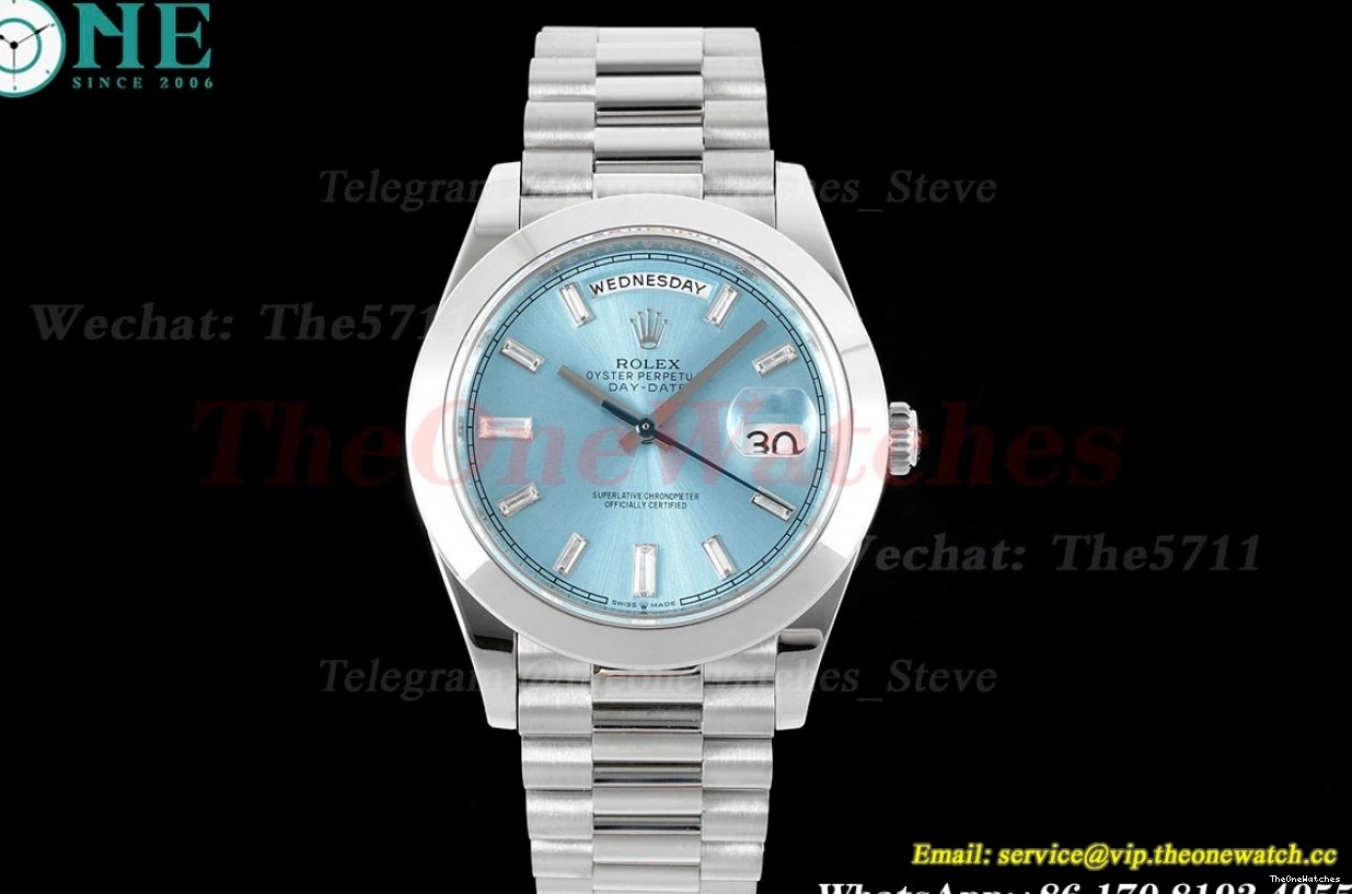 A2836 SS Dia Blue SS 40mm DayDate EWF 0401